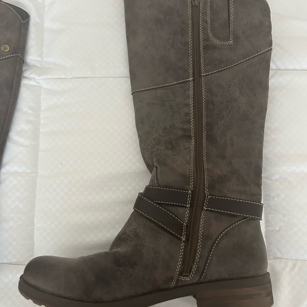 Stylish Brown Knee-High Boots